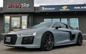 Audi R8 V10 on Vorsteiner Wheels (V-FF 107) '2017